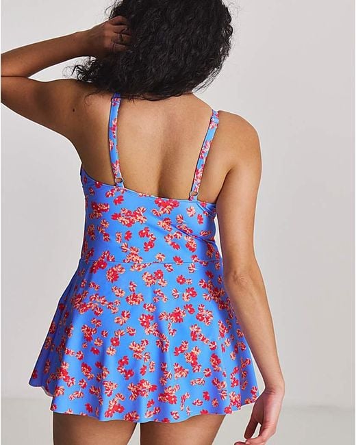 Simply Be Blue Value 2 Pack Swimdresses