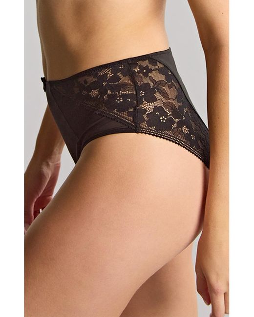 Panache Black Celeste Deep Brief
