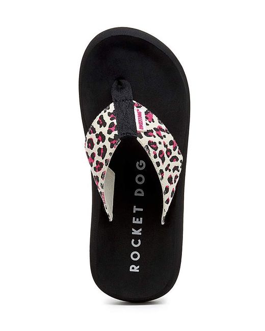 Rocket Dog White Spotlight Toe Post Sandals