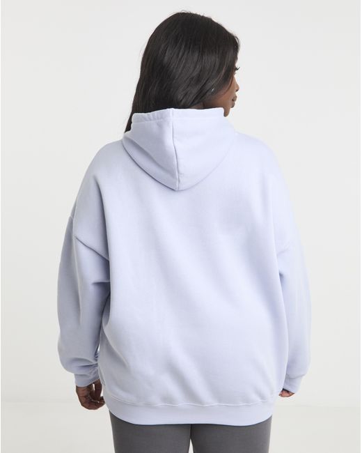 PUMA Blue Essentials Logo Oversized Hoodie
