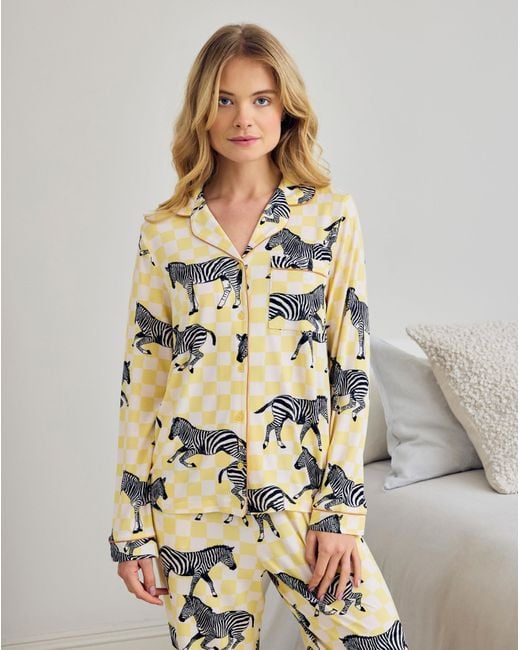 Chelsea Peers White Classic Long Button Up Set