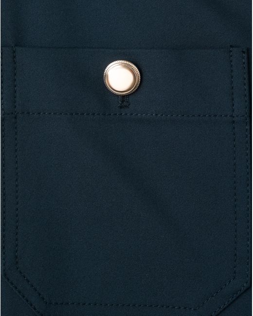 Mango Blue Wide Leg Trouser Button Detail