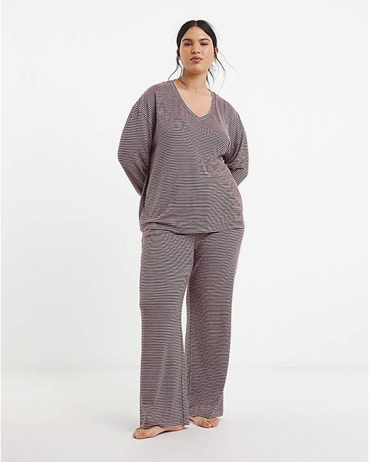 Pretty Secrets Purple Soft Knit Lounge Set