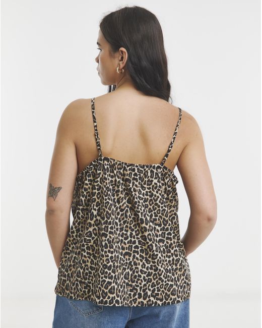 Simply Be Brown V Neck Cami