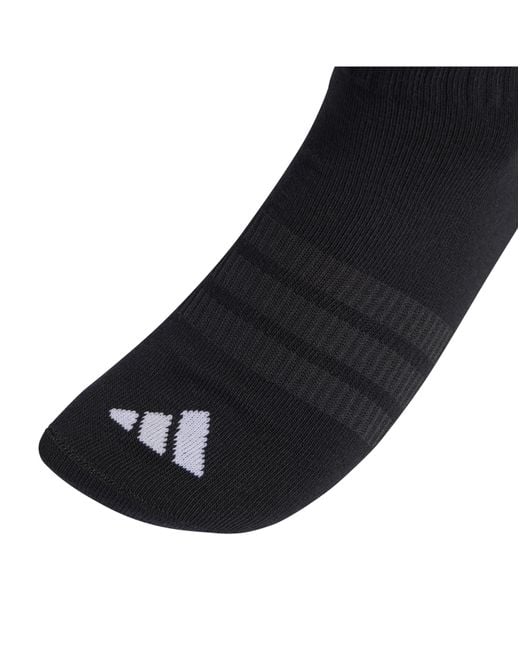 Adidas Blue Essential 3 Pack Trainer Socks