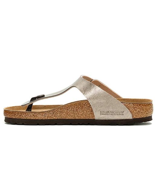 Birkenstock Brown Gizeh Toe Post Sandals
