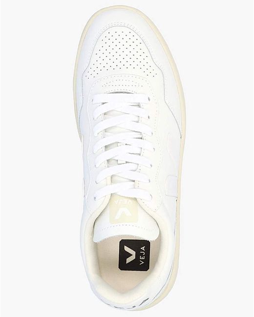 Veja White V-90 Extra Leather Trainers