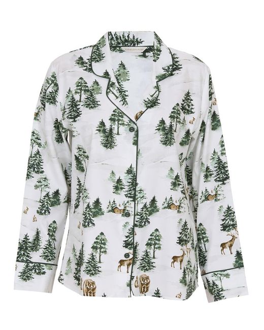 Cyberjammies Natural Fern Pyjama Top