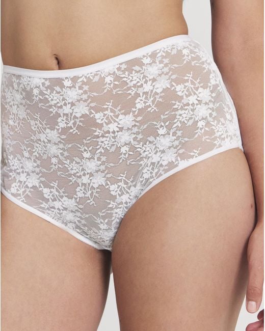 Pretty Secrets Black 3 Pack Full Fit Lace Knickers