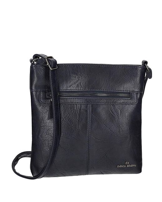 Enrico Benetti Black Julia Shoulder Bag