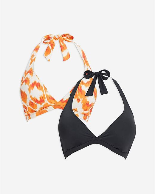 JD Williams Orange Value 2 Pack Bikini Tops