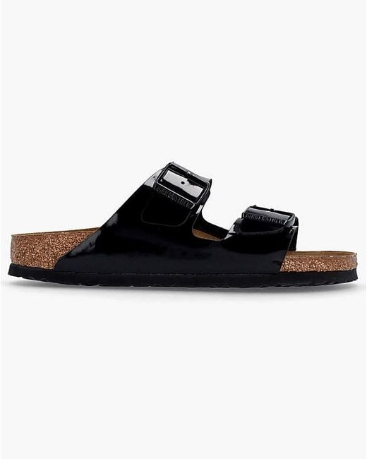 Birkenstock Black Arizona Patent Mules