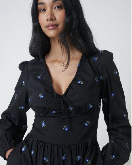 Nobody's Child Blue Nc Alysia Midi Dress