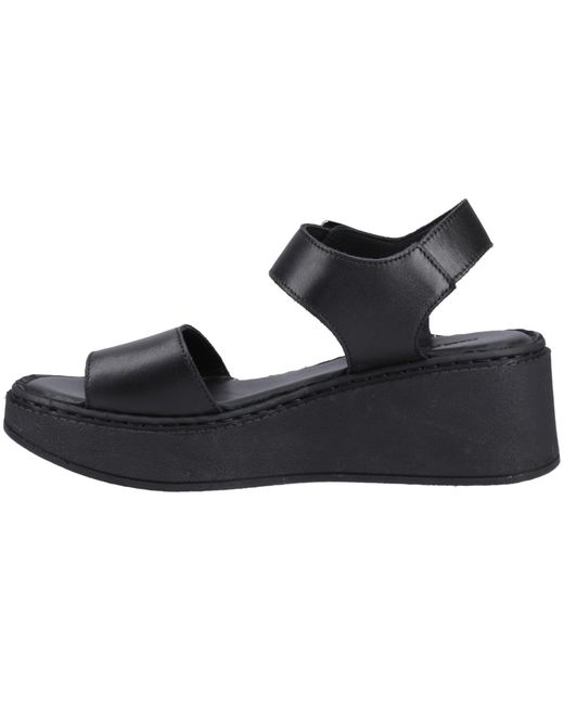 Hush Puppies Black Beatrix Wedge Sandal