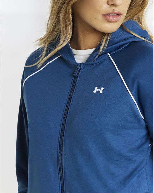 Under Armour Blue Rival Tricot Tracksuit