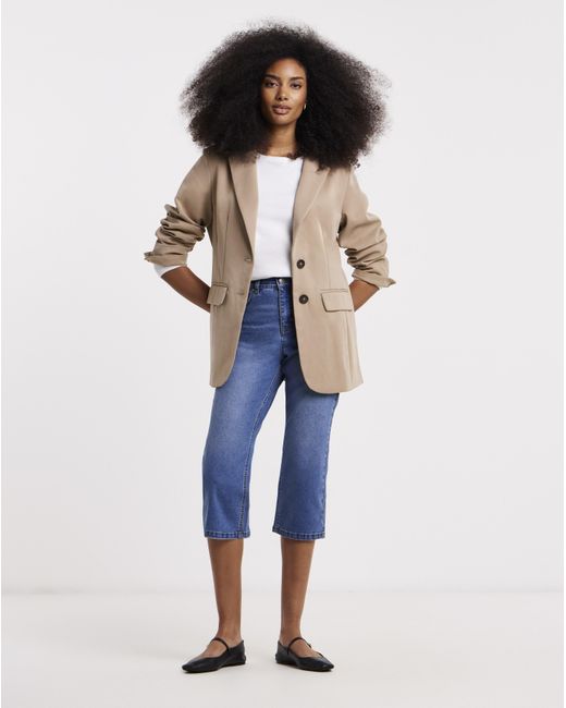 Simply Be Blue 24/7 Slim Crop Jeans
