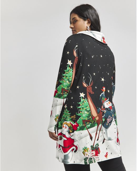Joe Browns Multicolor Snowy Scenes Tunic