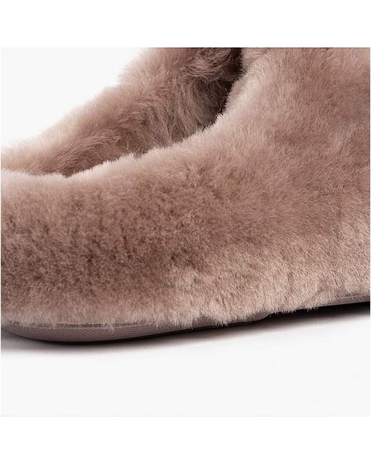 Just Sheepskin|Totes Pink Just Sheepskin Ladies Louise Slipper