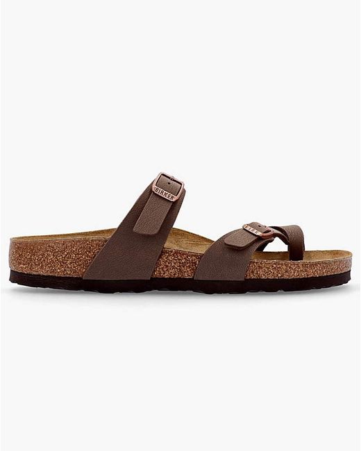 Birkenstock Brown Mayari Birko-Flor Sandals