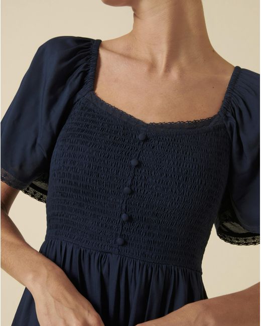 Nobody's Child Blue Mia Midi Dress