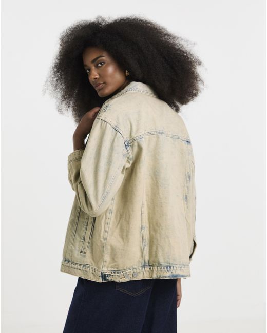 Simply Be Brown Boyfriend Denim Jacket