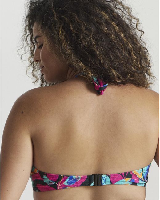 Joe Browns Blue Floral Bikini Top