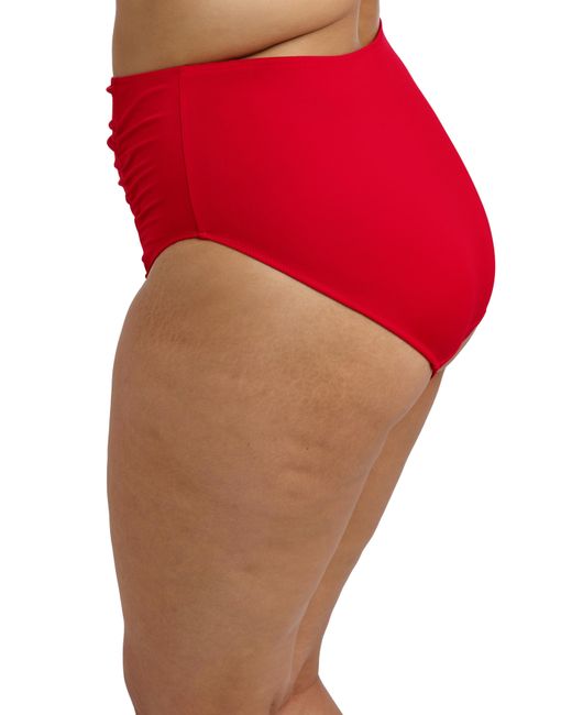 Elomi Red Plain Sailing Bikini Brief
