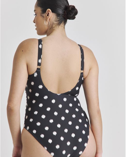 Simply Be Black Medium Tummy Control Swimsuit