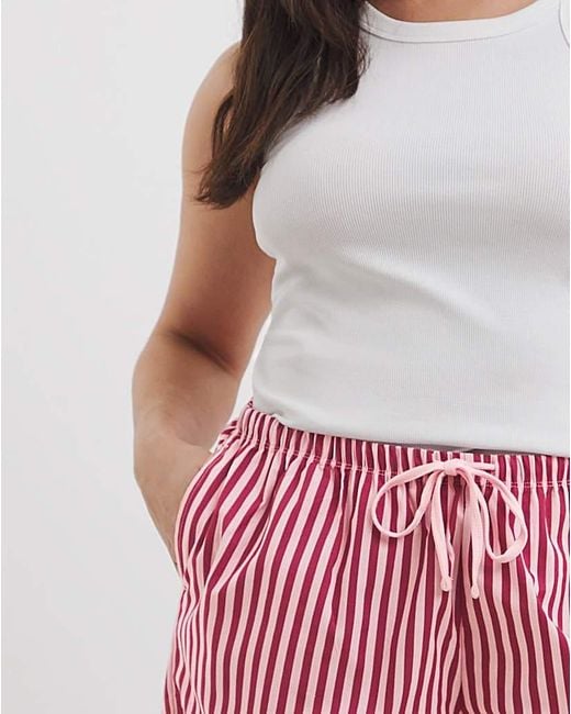 Pretty Secrets Red 2 Pack Pyjama Shorts