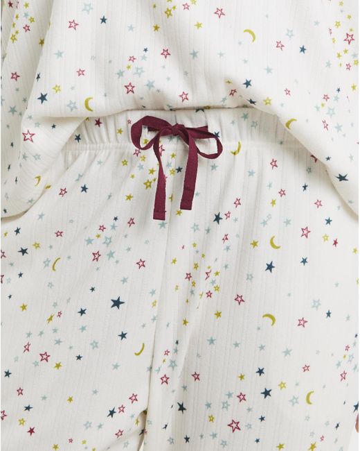 Pretty Secrets White Pointelle Soft Twosie