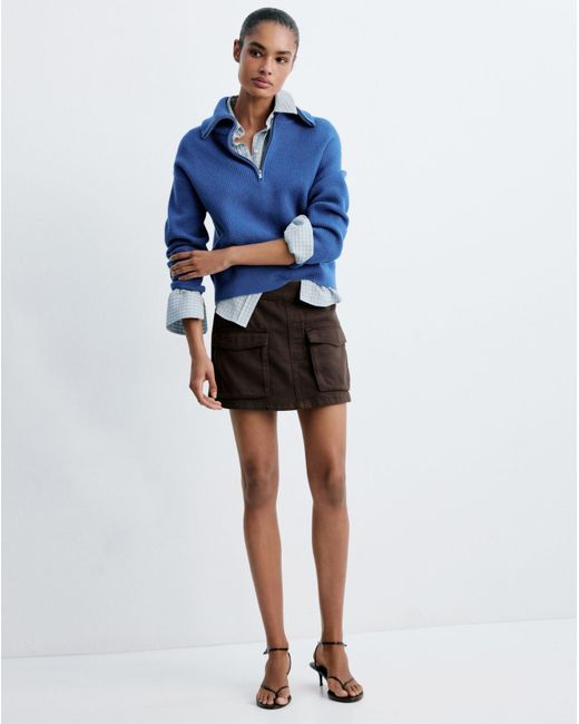 Mango Blue Sweater Rizon