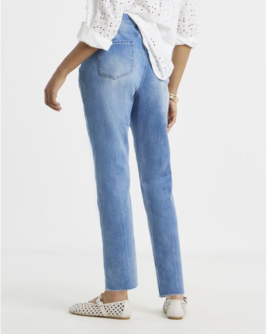 Simply Be Blue Ankle Grazer Jeans