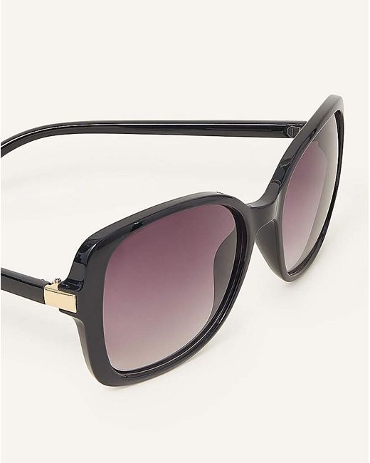 Accessorize Natural Oversized Square Sunglasses