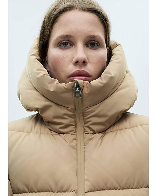 Mango Natural Puffer Coat Tokyo