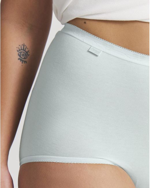 Sloggi Gray 3Pk Basic Maxi Briefs Mint Multi