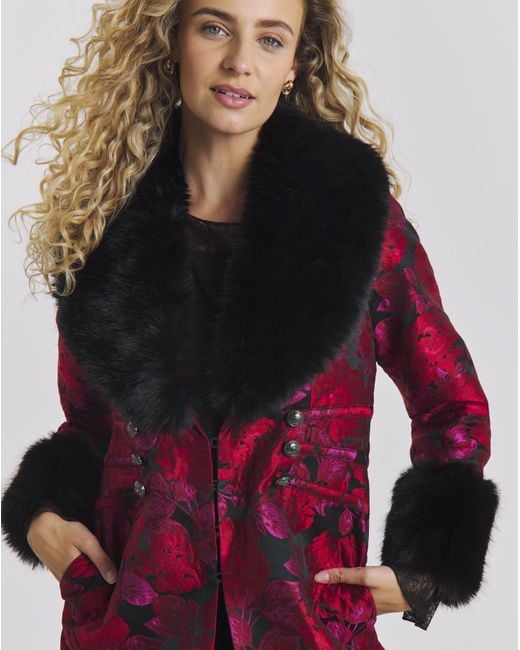 Joe Browns Red Dramatically Different Coat