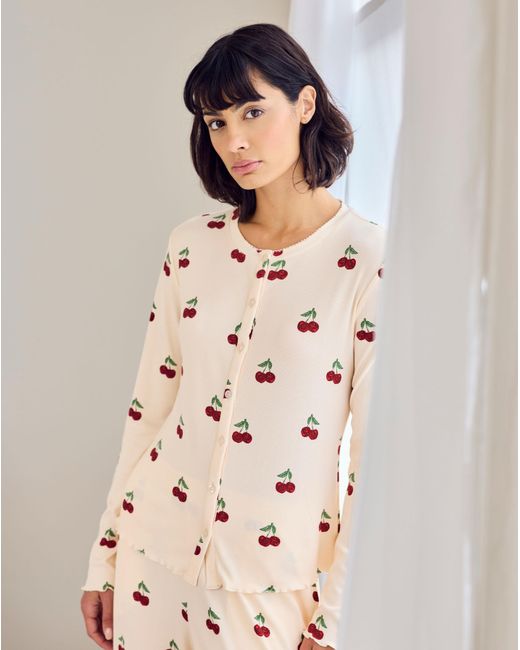Chelsea Peers Natural Button Down Cardi