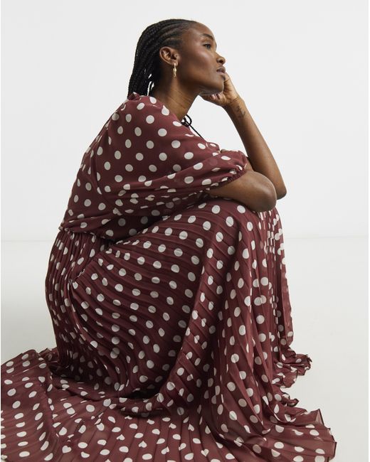 Joanna Hope Red Printed Maxi Dress