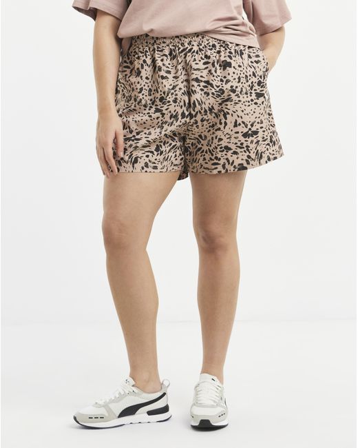 PUMA Natural High-Rise Shorts