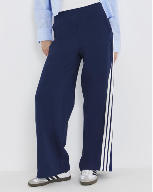 Adidas Blue Kit 3-Stripes Wide Pant