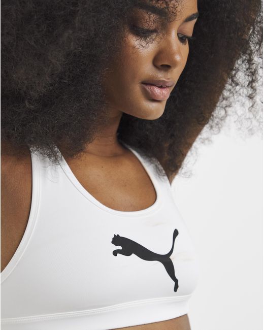 PUMA White 4 Keeps Bra