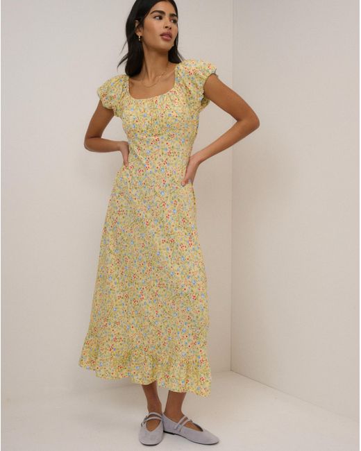 Nobody's Child Natural Nc Jemima Midi Dress