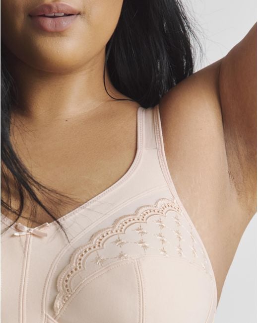Pretty Secrets Brown 2 Pack Sally Minimiser Non Wired Bras