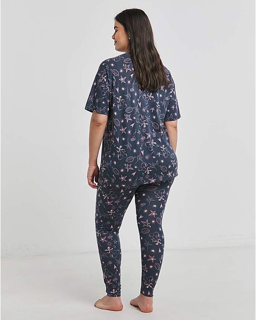 Simply Be Blue Value 2 Pack Pj Set
