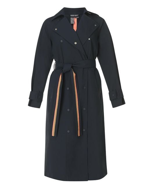 Sweaty Betty Blue Waterproof Trench Coat