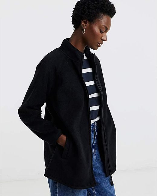 JD Williams Blue Zip Through Longline Fleece