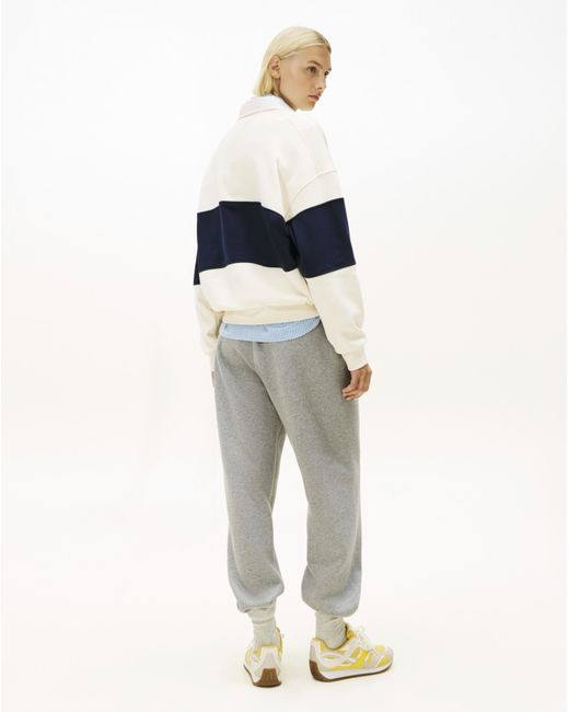Tommy Hilfiger White Rugby Fleece Sweatshirt