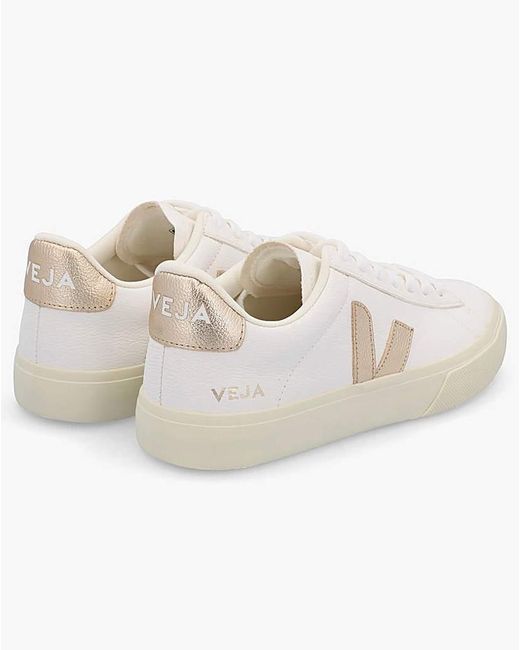 Veja White Campo Extra Platine Trainers