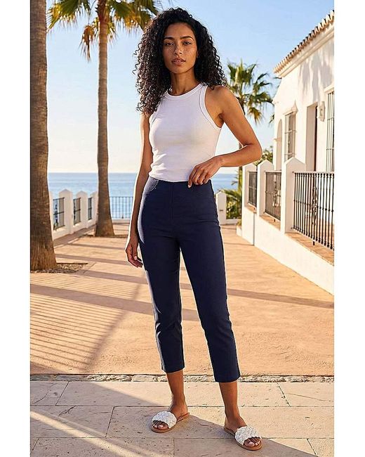 Roman Blue Roman 3/4 Length Stretch Elastic Trouser