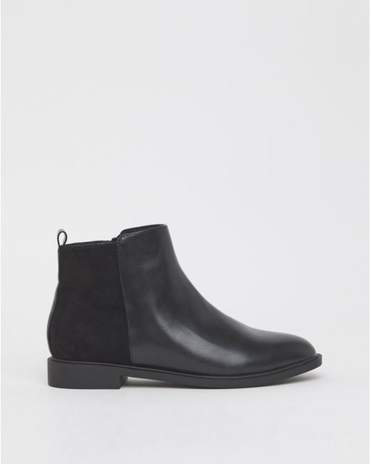 JD Williams Blue Classic Mixed Material Ankle Boot D